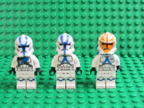 Lot Lego Star Wars Clone Trooper 501st Legion Minifigures + Jet Heavy TR46