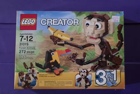 LEGO CREATOR, Forest Animals Building Set. NOS, MINT CONDITION. Retired.
