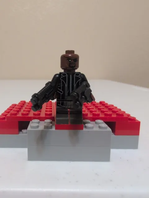 Lego Nick Fury Marvel Custome SuperHeroes Minifigures XH927