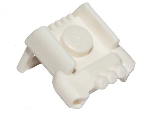 LEGO White Minifigure Jet Pack with Short Nozzles and Stud 58017 Used Genuine