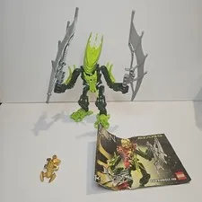 LEGO Bionicle Stars #7117 Gresh, 100% Complete With Gold Armor & Instructions