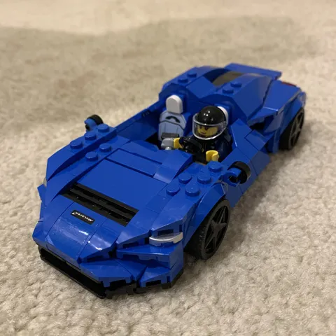 LEGO McLaren Elva 76902 Race Car Toy Building Set Speed Champions Incomplete