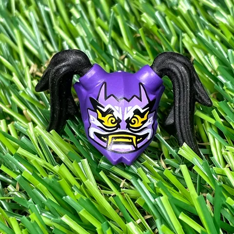 LEGO Ninjago Oni Mask Of Hatred Ultra Violet Minifigure Headgear Piece Purple