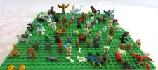 Lego Animals Lot Of 75, HUGE VARIETY, MONKEY, DOG, CAT, ELEPHANT BIRDS, RABBITS+