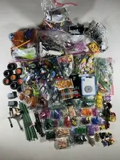 13lbs Lot Genuine Lego Bulk Mix- Partly Sorted/ Wheels Botanicals Minifigures