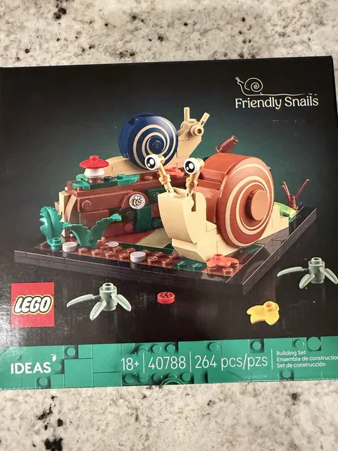 LEGO 40788 Friendly Snails Ideas Nature Garden New Sealed Exclusive Botanical