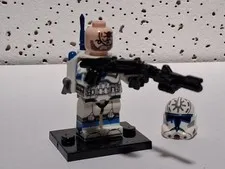 Custom Lego Star Wars Arc Clone Trooper 501st Legion Mark  Rare 