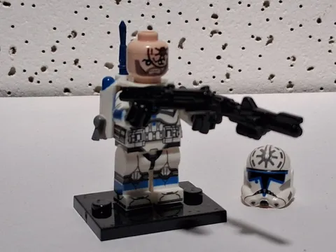 Custom Lego Star Wars Arc Clone Trooper 501st Legion Mark  Rare 