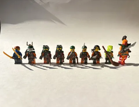 LEGO Ninjago Skybound Pirates Lot of Jay, Nadakhan, and more, with Weapons