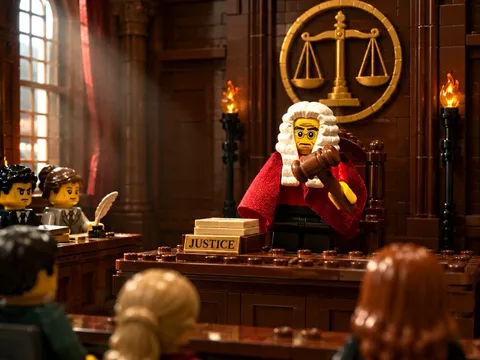 LEGO Minifigure series 17 Judge with Gavel CMF 71018 col17-10