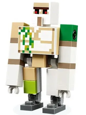 LEGO® Minifigure Minecraft min082 Iron Golem Brick and Pin Arm Attachments Dark