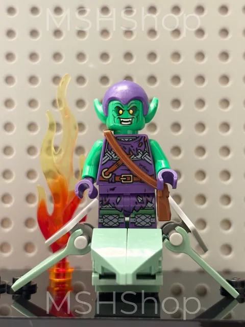 Lego 76178 Green Goblin Minifigure, Norman Osborn. Daily Bugle (Genuine)