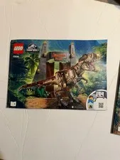 LEGO INSTRUCTIONS ONLY 75936 JURASSIC PARK: T. REX RAMPAGE New Books 1+2