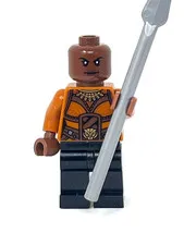 LEGO OKOYE BLACK PANTHER MINIFIGURE  with SPEAR 76099