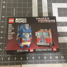 LEGO Brickheadz 40803 Transformers Optimus Prime Robot & Vehicle Brand New