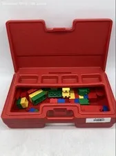 Lego Red Storage Container Carrying Case With Interlocking Building Blocks