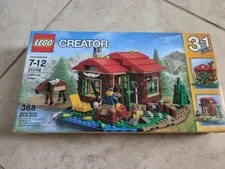 LEGO CREATOR Lakeside Lodge house Home Woods Nature camping outdoors 31048