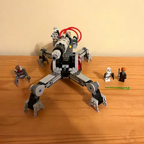 LEGO Star Wars 75045 Republic AV-7 Cannon 100% Complete w/ Manual & Minifigures