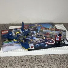 LEGO Marvel Super Heroes Avengers 6868 6865 Quinjet Motorcycle Parts Incomplete