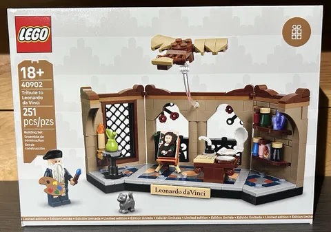 LEGO 40902 Tribute to Leonardo da Vinci GWP SET. Brand NEW SEALED.Ships next day