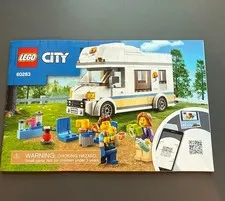 LEGO 60283 RV Vacation City Instruction Manual ONLY Book NO LEGO OR MINIFIGURES