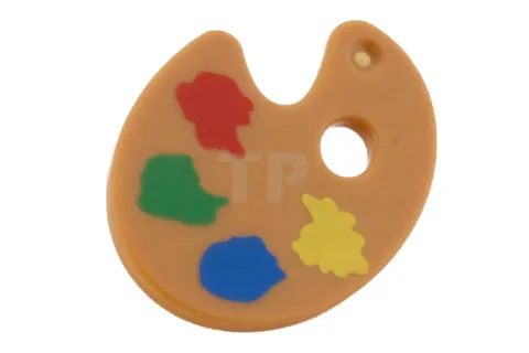 LEGO MINIFIGURE UTENSIL PAINT PALETTE (1 PCS) CHOOSE YOUR COLOR 93551!!