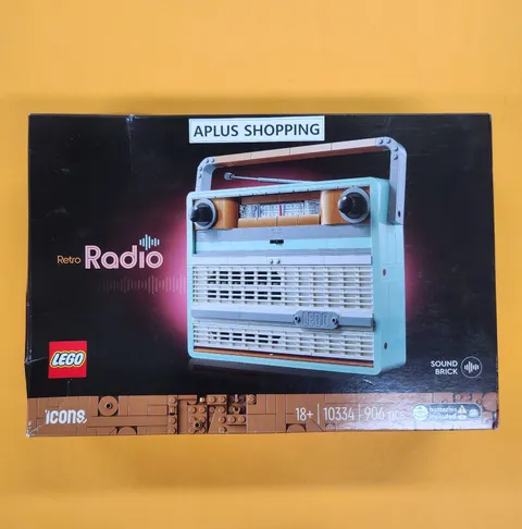 Lego 10334 Retro Radio 906pcs Factory-Sealed