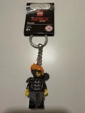 4th of July Sale LEGO Ninjago Misako Minifigure Keychain (853756) NEW with Tag
