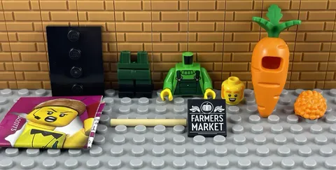LEGO CMF 71037 Collectible Minifigures Series 24 CARROT COSTUMEGUY Minifigure