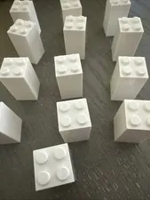 LEGO Brick 2 x 2 x 3 (30145) 13 Pcs White Used