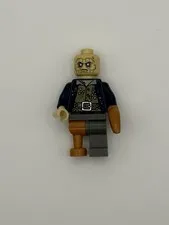 LEGO MINIFIGURE PIRATES OF THE CARIBBEAN DAVY JONES POC031 RETIRED No Hat/Beard