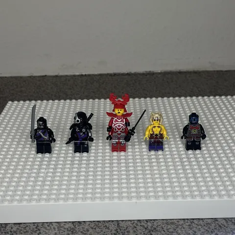 Random LEGO Ninjago Villains Lot of 5 Nindroid Kozu Krait Stone Army Scout
