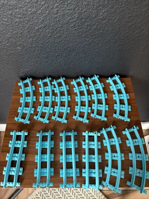 Lego Friends Blue Azure Roller Coaster 12 Pieces of Track 41130