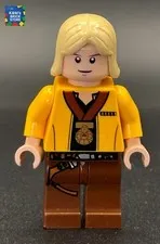 LEGO Star Wars Luke Skywalker Celebration Yellow Jacket White Pupils SW0257a