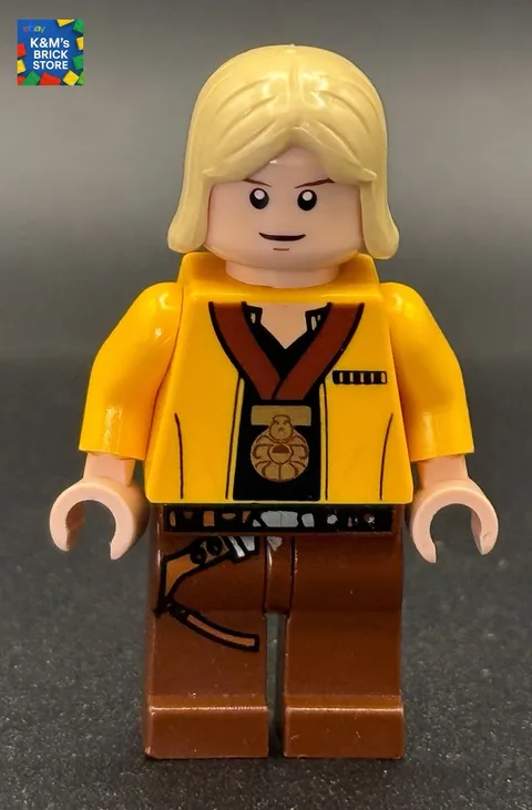 LEGO Star Wars Luke Skywalker Celebration Yellow Jacket White Pupils SW0257a