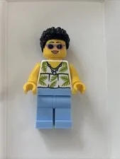 Lego Tourist Minifigure #cty1954 Set #60487 Yellow Taxi Brand New