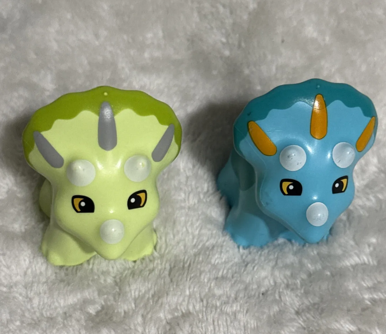 Lego Duplo Triceratops Baby Dinosaur Replacement Jurassic World Lot of 2