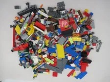 Bulk LEGO LOT  Bricks, parts, Pieces, accessories 2.2 lb
