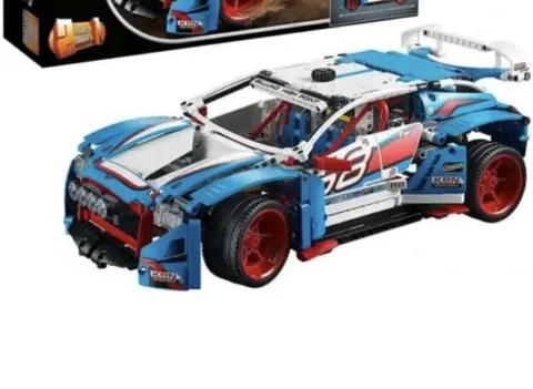 LEGO Technic 42077 Rally Car Pre-Built Model with Box, Read Description
