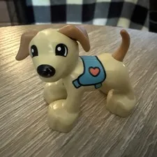 Lego Duplo 10991 Dream Playground Replacement Part Figure Dog With Heart Harness