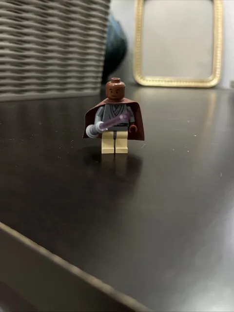 Lego Star Wars WORKING Light Up Mace Windu Minifigure Sw0133 Great Condition!