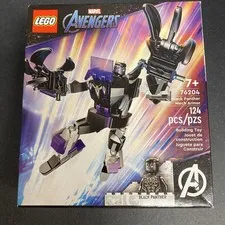 Lego Marvel Avengers Black Panther Mech Armor 76204 Retired SEALED