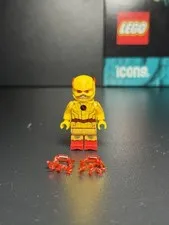 NEW DC Superheroes Reverse Flash w/ Speed Force Custom Lego Minifigure