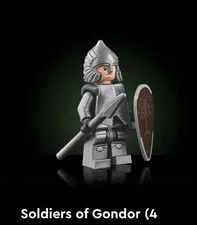 LEGO Lord of the Rings Gondor Soldier minifigure Minas Tirith 11377