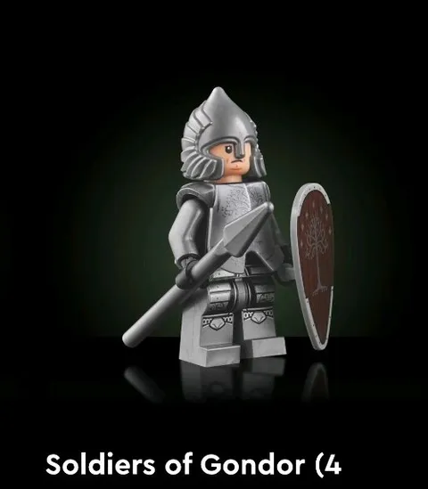 LEGO Lord of the Rings Gondor Soldier minifigure Minas Tirith 11377