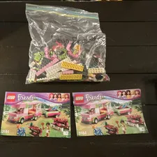 LEGO Friends Heartlake Campervan 3184 Bulk Parts Lot w/ Instructions Manuals
