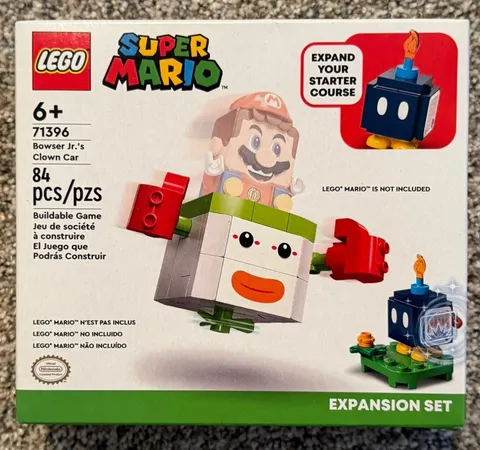 LEGO Super Mario: Bowser Jr.'s Clown Car Expansion (71396) NEW SEALED