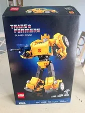 LEGO Icons Transformers Bumblebee 10338 Complete Building Kit with Manual & Box