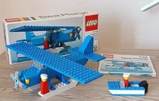 LEGO 712/371 Sea Plane Complete 1976 LEGOLAND Box Instructions 2 Figures