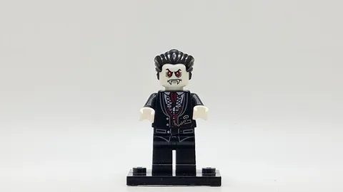 LEGO minifigure Lord Vampyre mof013 Monster Fighters 9464 glow in the dark head